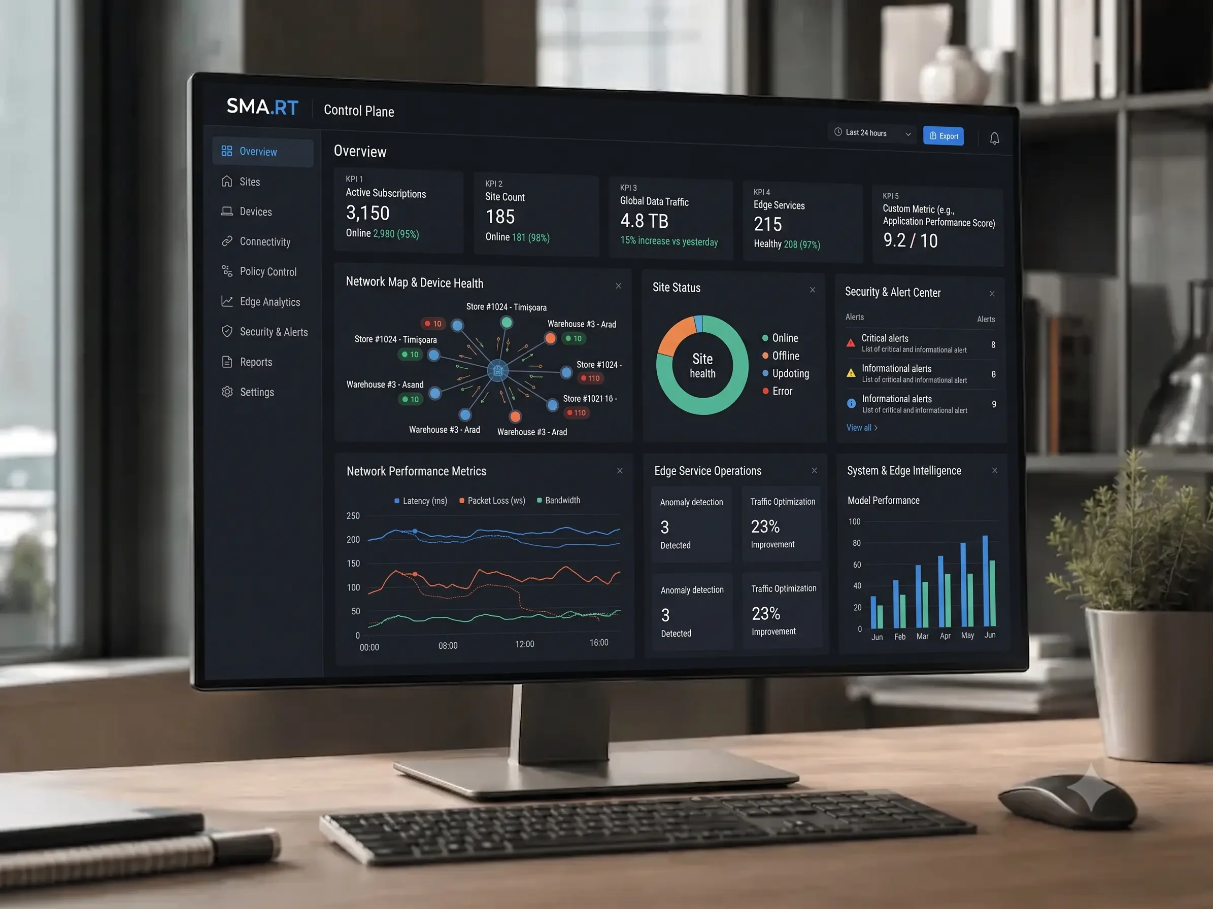 Sma.RT Software View Dashboard